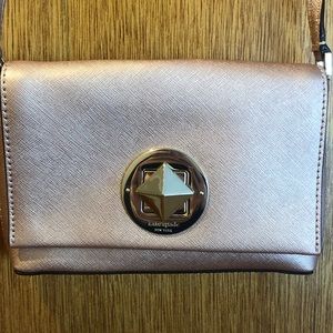 Kate spade rose gold crossbody